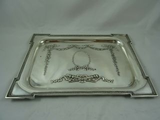 Large,  Solid Silver Dressing Table Tray,  1909,  471gm