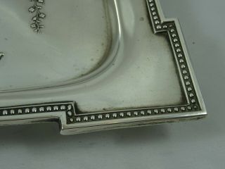 LARGE,  solid silver DRESSING TABLE TRAY,  1909,  471gm 5