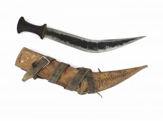 Ethiopian Knife Scimitar Sword With Sheath African Art WAS $95.  00 2