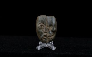 Pre Columbian Dual Face Pendant Aztec_Olmec_Maya 2