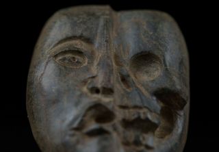 Pre Columbian Dual Face Pendant Aztec_Olmec_Maya 4