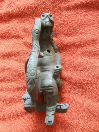 Pre Columbian Alien Toltec Ceremonial Ritual Flute.