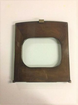 Antique TV,  RCA 630 TS Face Plate with Glass and Brass clips 2