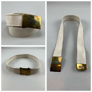 Rare Wwii Usmc Marine Dress White Enlisted Plastic Belt Ww2 - Find Another ￼