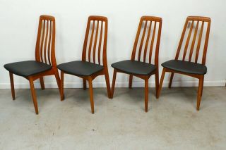 Mid Century Danish Modern Teak Dining Chairs In The Manner Of Koefoed Hornslet