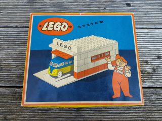 Lego Denmark Rare Classic Vintage Old Box 236 Grage 50 