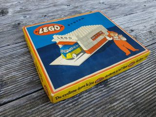 LEGO DENMARK RARE CLASSIC VINTAGE OLD BOX 236 GRAGE 50 ' S 60 ' S 1:87 SYSTEM VW ALT 2