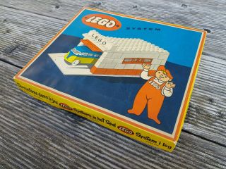 LEGO DENMARK RARE CLASSIC VINTAGE OLD BOX 236 GRAGE 50 ' S 60 ' S 1:87 SYSTEM VW ALT 3