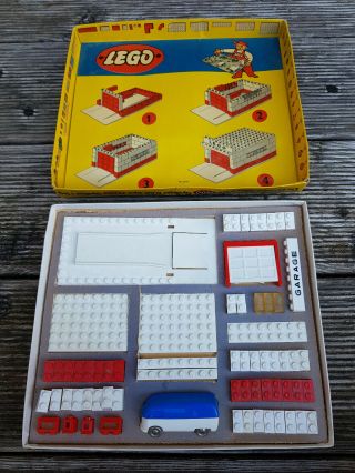 LEGO DENMARK RARE CLASSIC VINTAGE OLD BOX 236 GRAGE 50 ' S 60 ' S 1:87 SYSTEM VW ALT 5