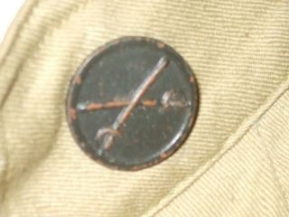 WWI US CAVALRY ENLISTED UNIFORM SUMMER WEIGHT WITH CAVALRY DISK INSIGNIA CAV DI 2