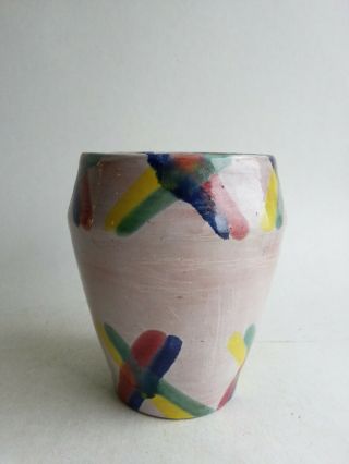 Wiener Werkstatte ww Signed pottery ceramic vase Wieselthier Art Deco Austria 2