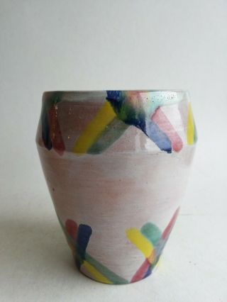 Wiener Werkstatte ww Signed pottery ceramic vase Wieselthier Art Deco Austria 4