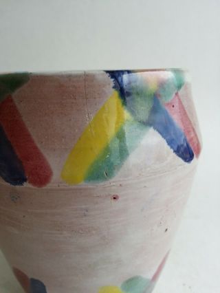 Wiener Werkstatte ww Signed pottery ceramic vase Wieselthier Art Deco Austria 5