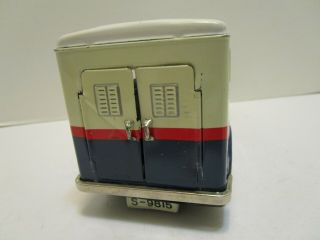 VINTAGE 1950 ' s JAPAN TIN FRICTION U.  S.  MAIL DELIVERY TRUCK 4