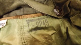 RARE 1950 ' S Vintage Korean War US Army Overcoat Coat OG - 107 Military Clothes 12