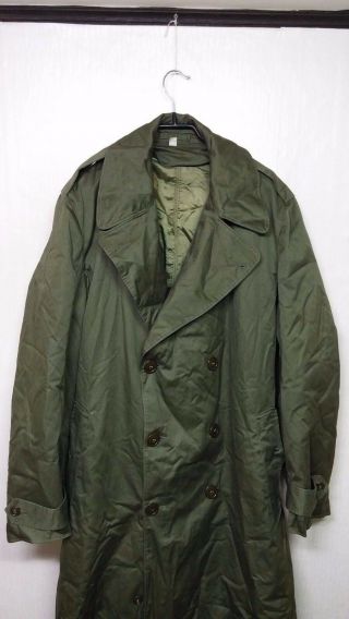 RARE 1950 ' S Vintage Korean War US Army Overcoat Coat OG - 107 Military Clothes 2