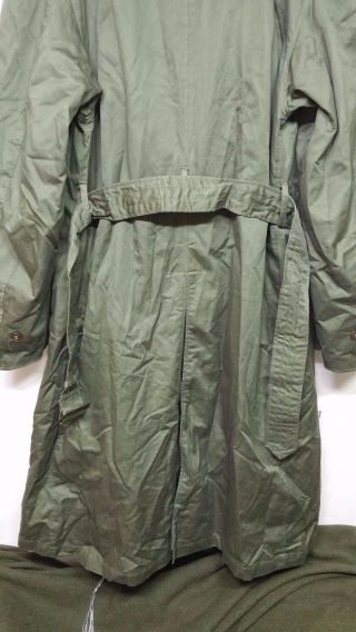 RARE 1950 ' S Vintage Korean War US Army Overcoat Coat OG - 107 Military Clothes 6