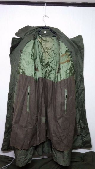 RARE 1950 ' S Vintage Korean War US Army Overcoat Coat OG - 107 Military Clothes 8