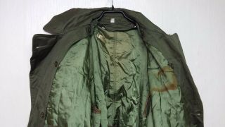 RARE 1950 ' S Vintage Korean War US Army Overcoat Coat OG - 107 Military Clothes 9