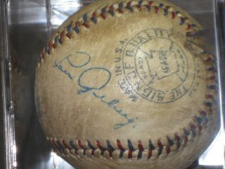 LOU GEHRIG/BABE RUTH Signed Baseball American League Ball Repro.  READ LISTING 5