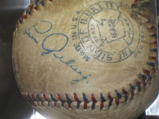 LOU GEHRIG/BABE RUTH Signed Baseball American League Ball Repro.  READ LISTING 7