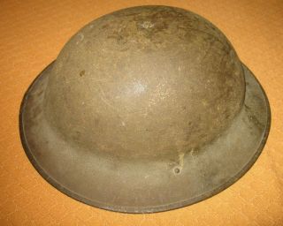 Ww1 Army War Helmet 1930’s With Inner Lining And Strap