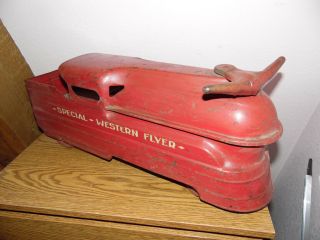 Vintage Radio Flyer Special Ride On Steerable Train Toy