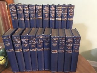 The Of Joseph Conrad London First Editions 20 Volumes