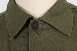 Vintage US ARMY 13 Star Button Fatigue Uniform Shirt Jacket USA Mens Large 5