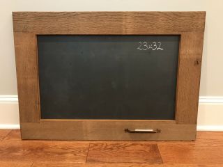 Antique Vintage Real Slate Schoolhouse Chalk Message Menu Board Chalkboard
