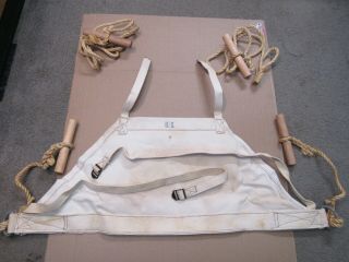 Us Ww2 Mountain Troops Two Man Trace Tow Harness Apron Type Dated 1943
