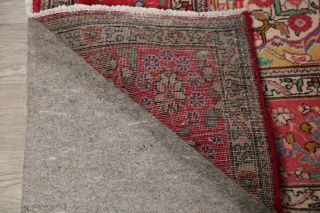 Persian Vintage Floral Wool Area Rug Handmade Oriental 7 x 10 Medallion Carpet 10
