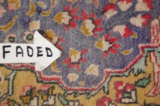 Persian Vintage Floral Wool Area Rug Handmade Oriental 7 x 10 Medallion Carpet 11