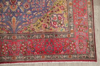 Persian Vintage Floral Wool Area Rug Handmade Oriental 7 x 10 Medallion Carpet 4