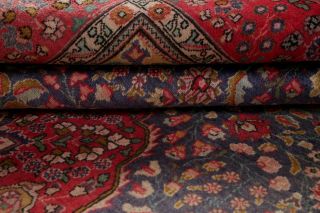 Persian Vintage Floral Wool Area Rug Handmade Oriental 7 x 10 Medallion Carpet 8