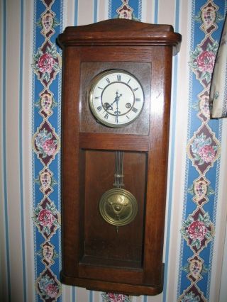 Antique Junghans German Chime Wall Clock