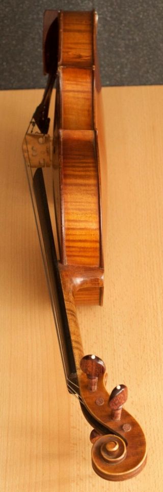 old violin 4/4 geige viola cello fiddle label GEORGES CHANOT 11