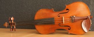 old violin 4/4 geige viola cello fiddle label GEORGES CHANOT 2