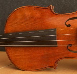old violin 4/4 geige viola cello fiddle label GEORGES CHANOT 4