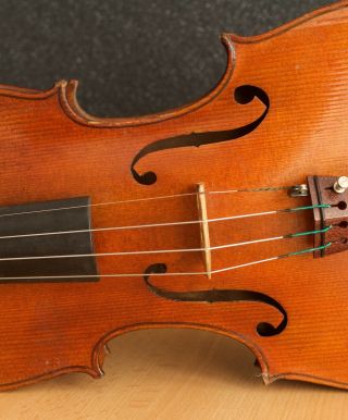 old violin 4/4 geige viola cello fiddle label GEORGES CHANOT 5