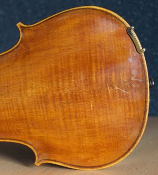 old violin 4/4 geige viola cello fiddle stamped outside and inside 10