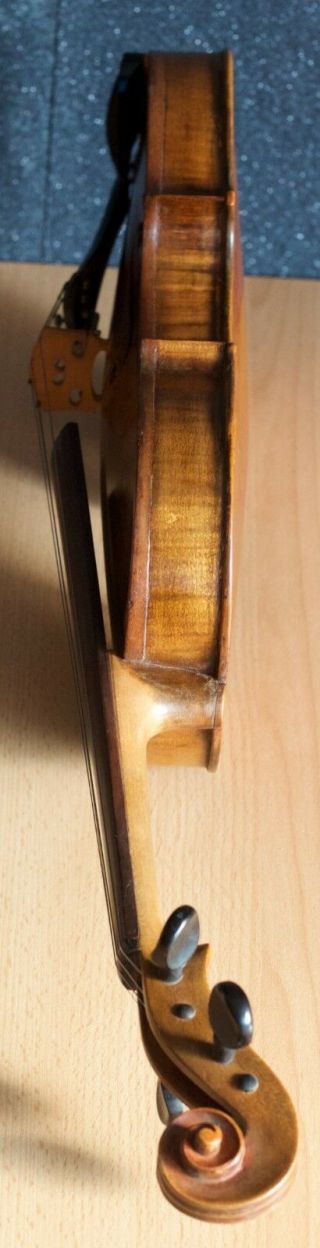 old violin 4/4 geige viola cello fiddle stamped outside and inside 11