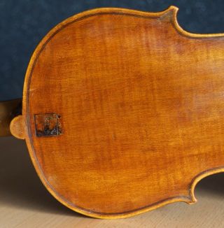 old violin 4/4 geige viola cello fiddle stamped outside and inside 8