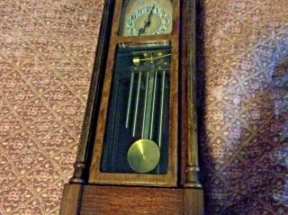 Vintage 1950’s Mini Electric Grandfather Clock,  C.  J.  Hug Co. 3
