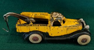 Vintage Hubley Or Arcade Cast Iron Terraplane Tow Truck/wrecker - Wrt 1930 