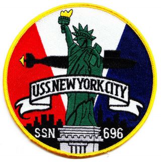 Uss York City Ssn - 696 Usn Nuclear Submarine