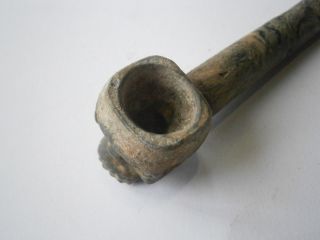 Unique tobacco pipe SKULL Mouthpiece WW1 wwI or WWII ww2 Trench Art Rare 5