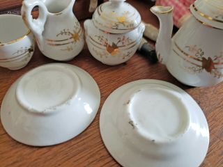 Antique French Tea Set for Dolls or Child Service For 6 Thee Service De ' Jeuner 9