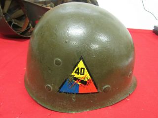 Wwii Us Army M - 1 Liner 40th Medical,  40th Armored Division Wwii 31