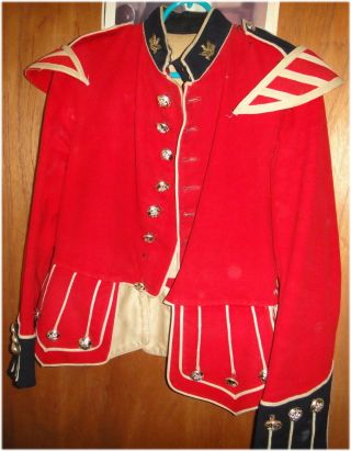 The Royal Scots Pipers Tunic British England Uniform Vintage